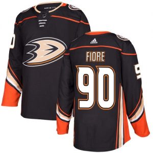 Mænd NHL Anaheim Ducks Trøje Giovanni Fiore 90 Sort Authentic Hjemme