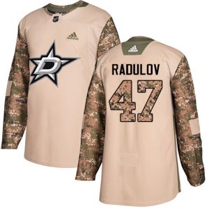 Mænd NHL Dallas Stars Trøje 47 Alexander Radulov Authentic Camo Adidas Veterans Day Practice