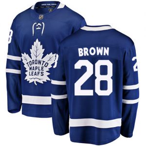 Mænd NHL Toronto Maple Leafs Trøje 28 Connor Brown Breakaway Kongeblå Fanatics Branded Hjemme