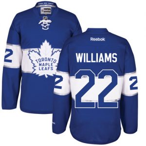 Mænd NHL Toronto Maple Leafs Trøje 22 Tiger Williams Authentic Kongeblå Reebok 2017 Centennial Classic