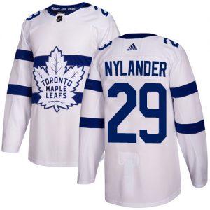 Mænd NHL Toronto Maple Leafs Trøje 29 William Nylander Authentic Hvid Adidas 2018 Stadium Series