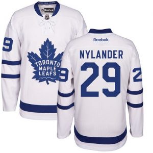Mænd NHL Toronto Maple Leafs Trøje 29 William Nylander Authentic Hvid Reebok Udebane ishockey Trøjer